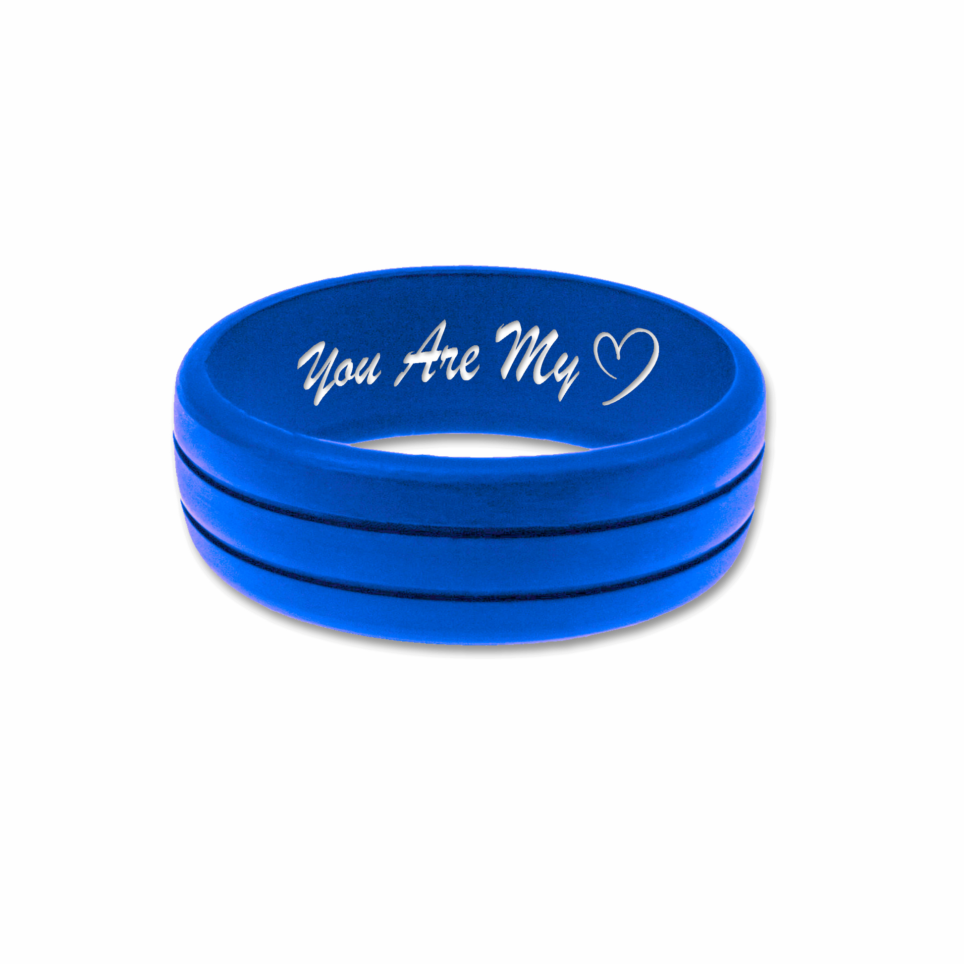 CUSTOMIZED Ridged Silicone Wedding Ring