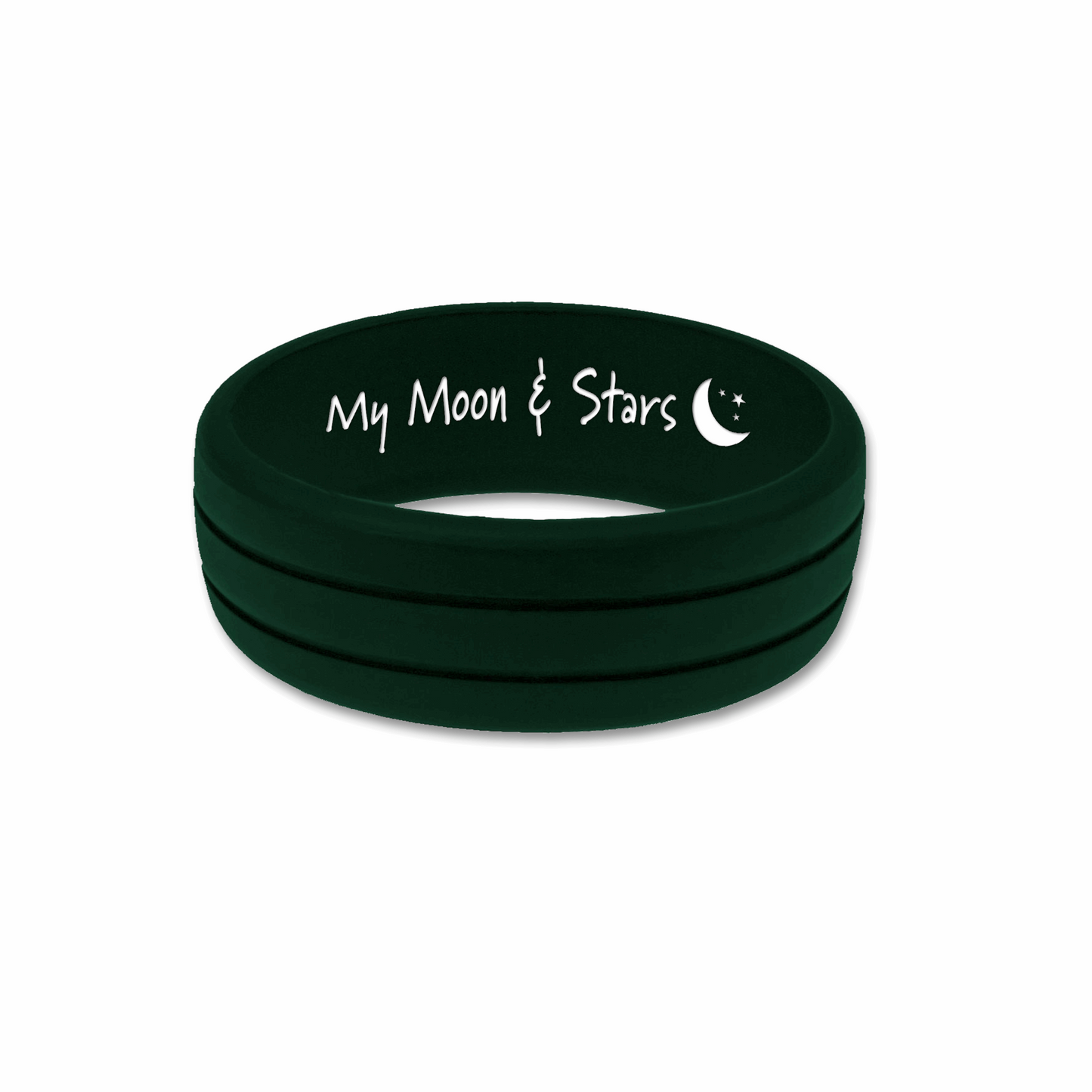 CUSTOMIZED Ridged Silicone Wedding Ring