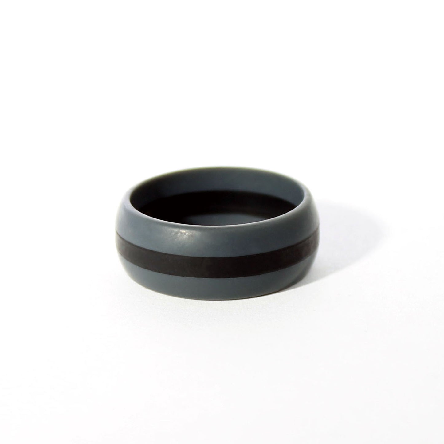 Men's Striped Silicone Wedding Ring