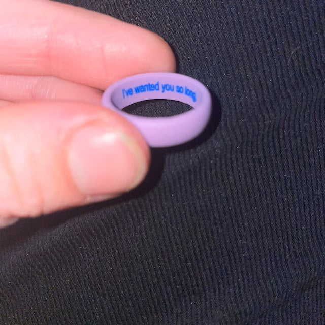 CUSTOMIZED Women's Silicone Wedding Ring