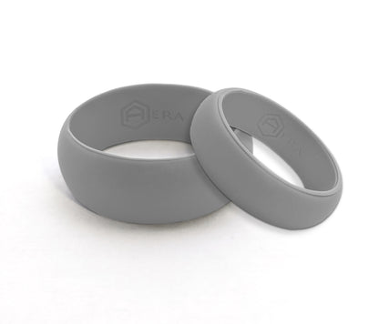 Silicone Wedding Ring Set