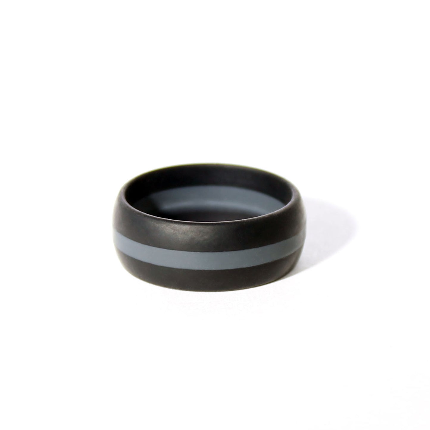 Men's Striped Silicone Wedding Ring