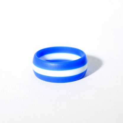 Men's Striped Silicone Wedding Ring